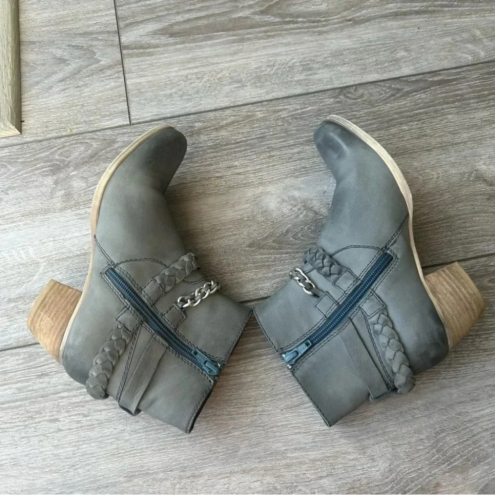Arnold Churgin Handmade Nubuck Leather Ankle Chelsea Boots